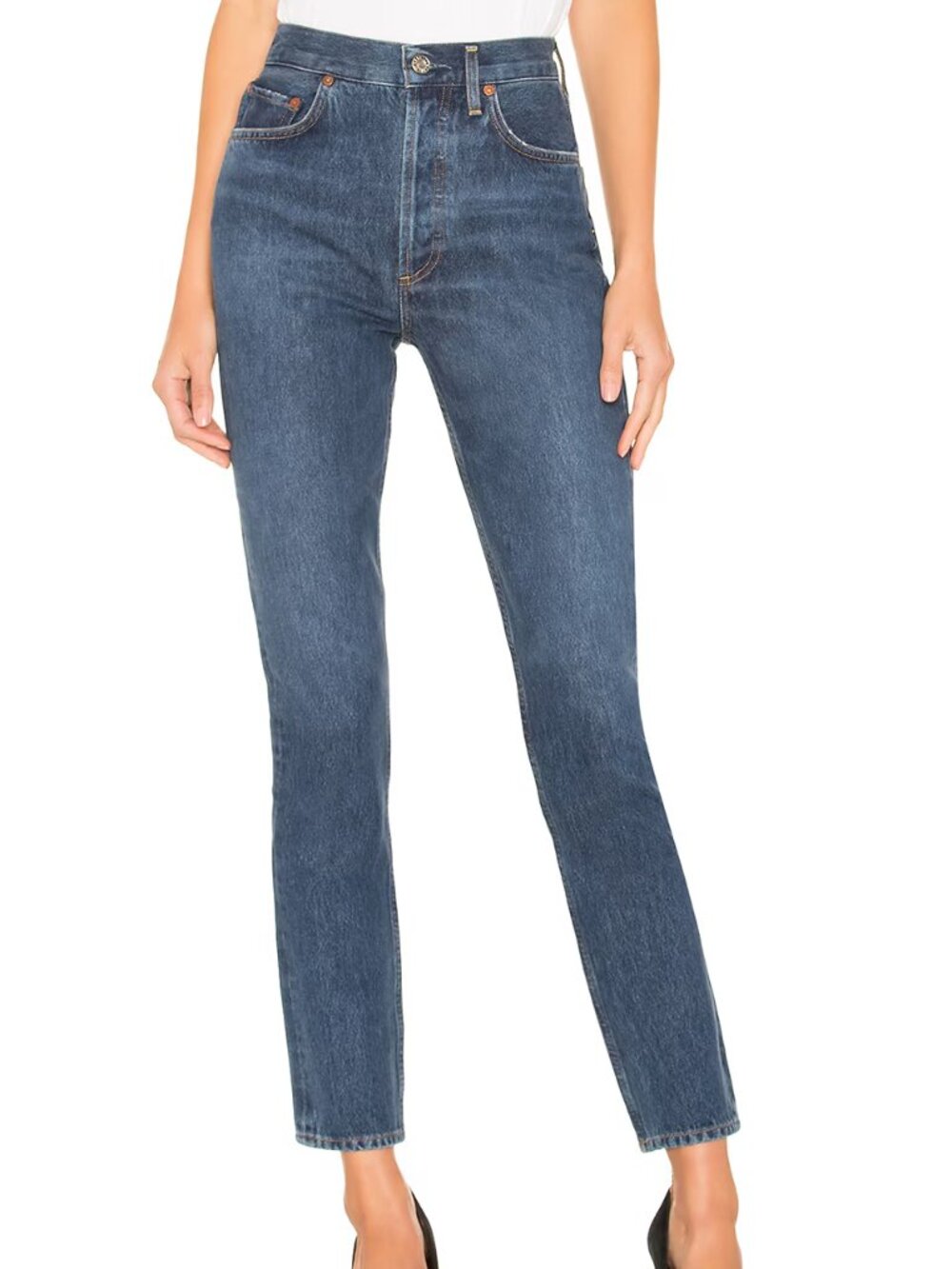 Agolde Remy High Rise Straight in Wink
